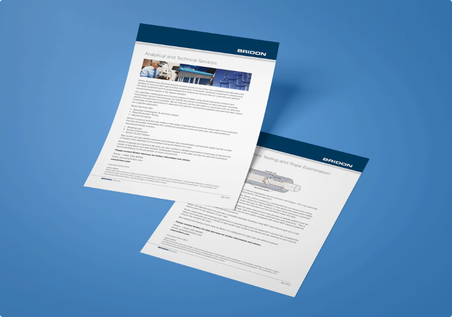 Bridon Services Folder